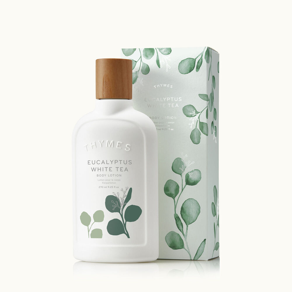 Thymes Eucalyptus White Tea Body Lotion is A Non Greasy Moisturizer image number 0